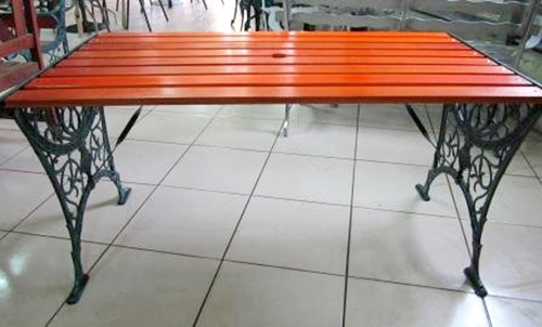 重型鑄鐵公園桌產品圖